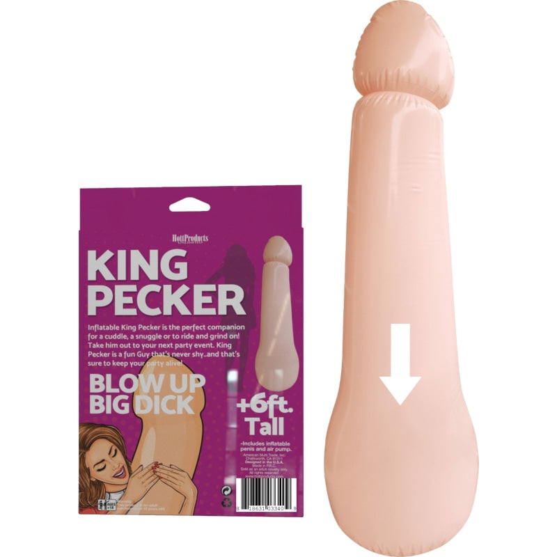 King Pecker- 6 Foot Giant Inflatable Penis - Games