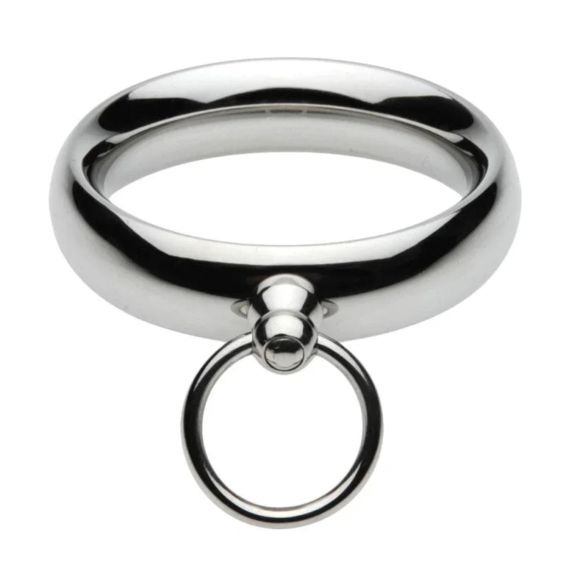 Lead Me Stainless Steel Cock Ring- 1.75 - MyPleasure