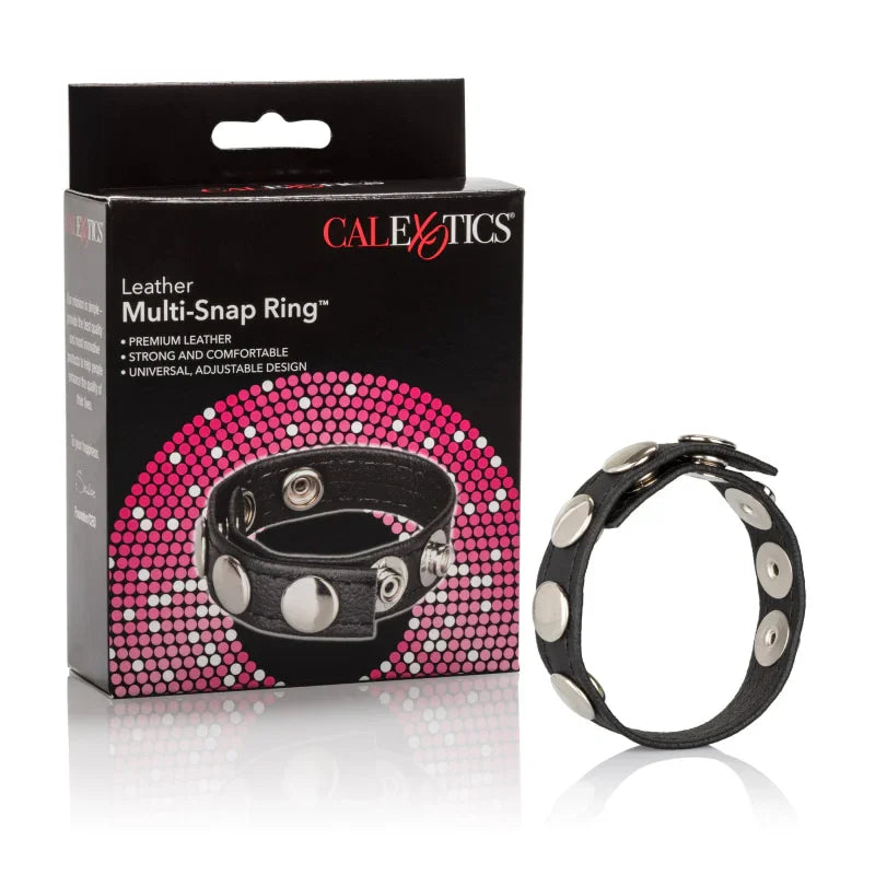 Leather Multi-Snap Ring - MyPleasure