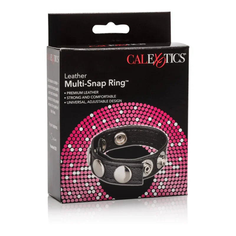 Leather Multi-Snap Ring - MyPleasure
