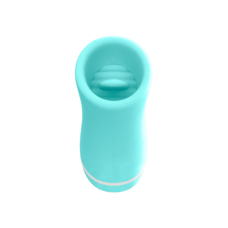 Liki Rechargeable Flicker Vibe - Tease Me Turqoise - Clit Stimulators