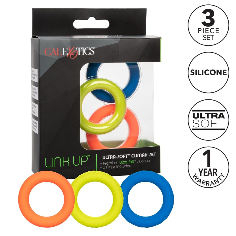 Link Up Ultra-Soft Climax Set - Cockrings