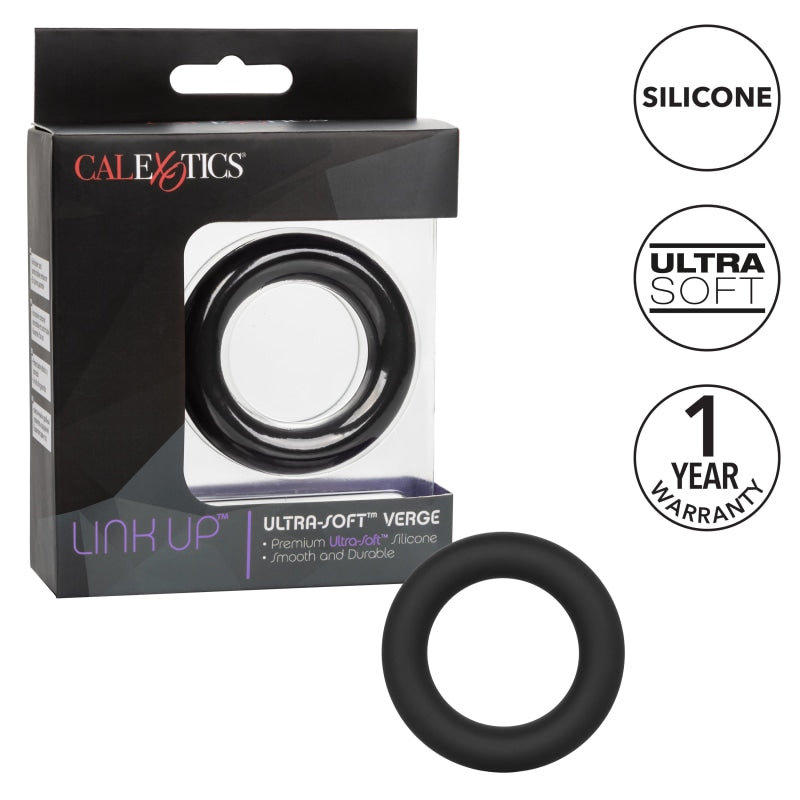 Link Up Ultra-Soft Verge - Black - Cockrings