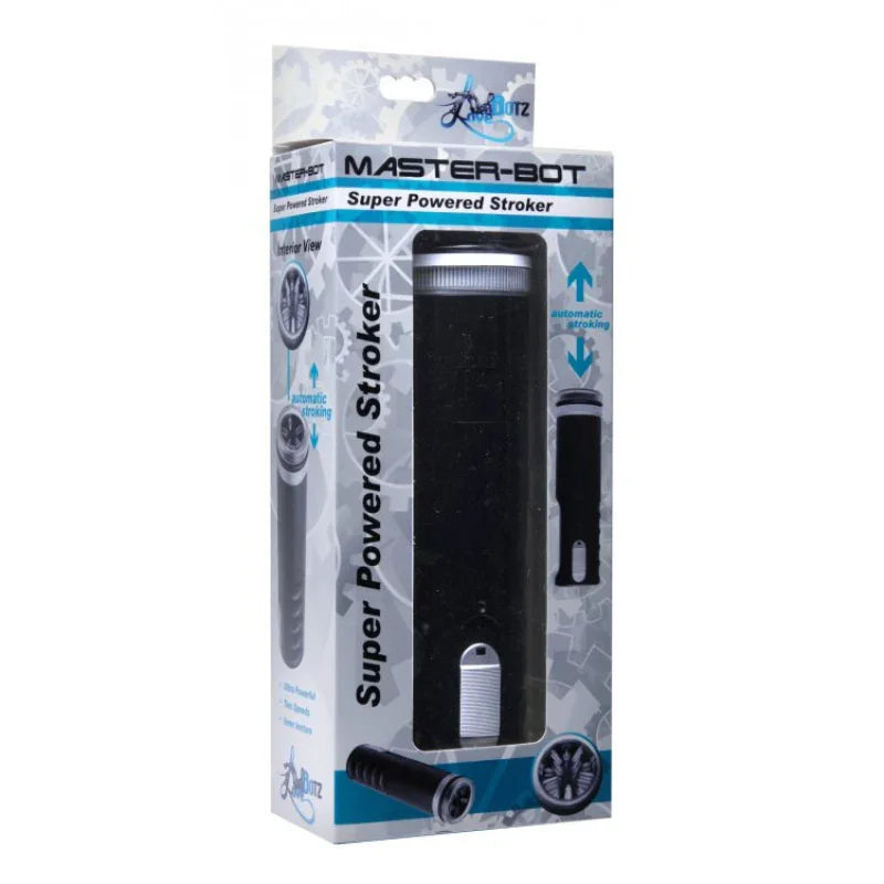 Love Botz Master Bot Super Powered Auto Stroker - Black - MyPleasure