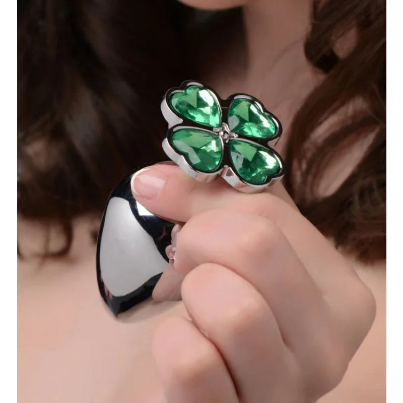 Lucky Clover Gem Anal Plug - Medium - MyPleasure