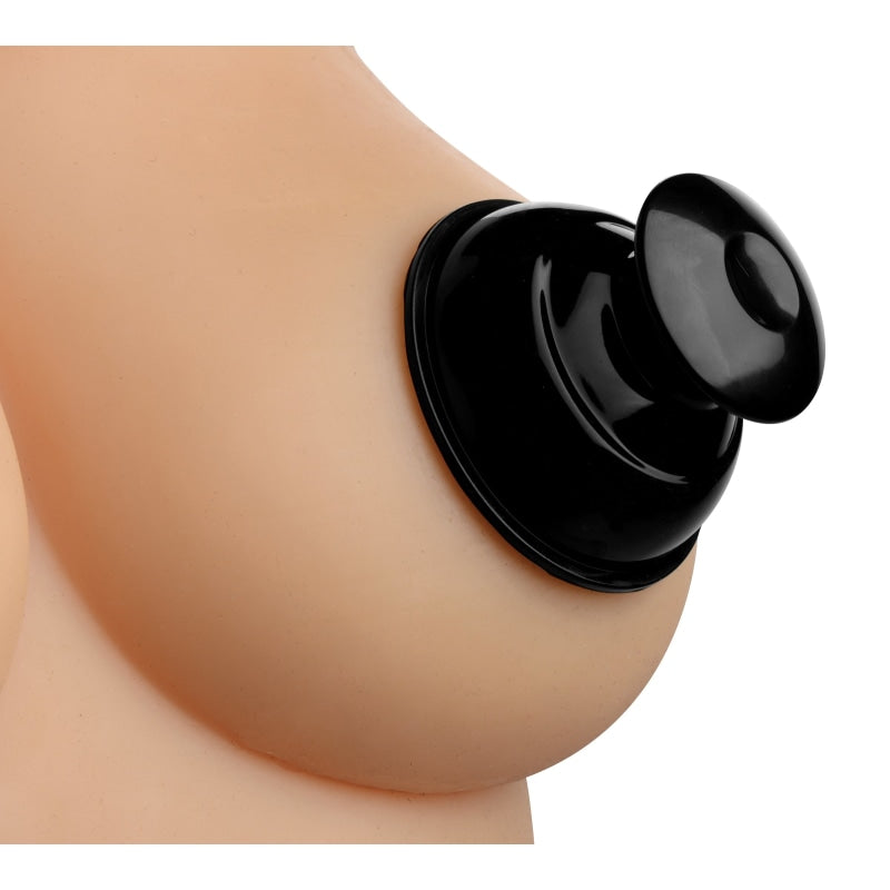 Master Series - Plungers Extreme Suction Nipple  Suckers - Black