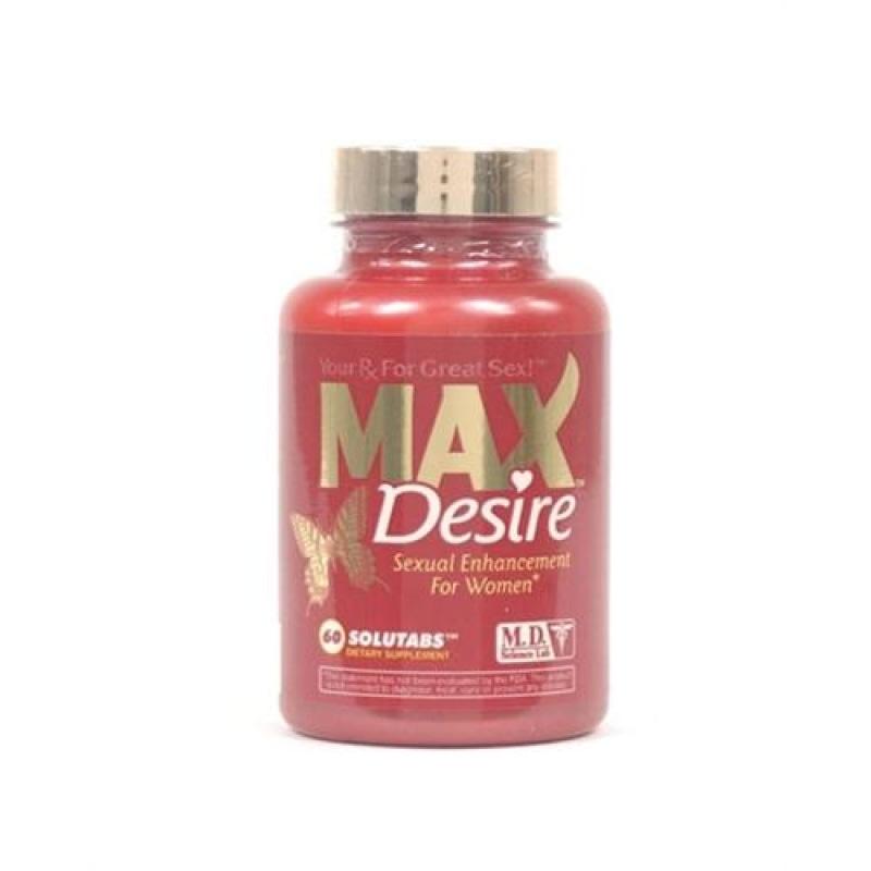 Max Desire - Cap Bottle - 60 Solutabs MD-MAXD