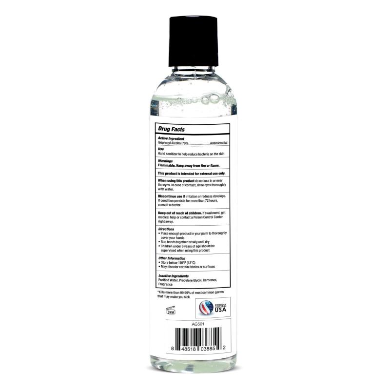 Maximum Strength Hand Sanitizer - 8 Fl. Oz./ 236 ml - Disinfectant