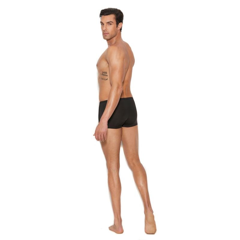 Men's Lycra Boxer Brief - Large/xlarge - Black