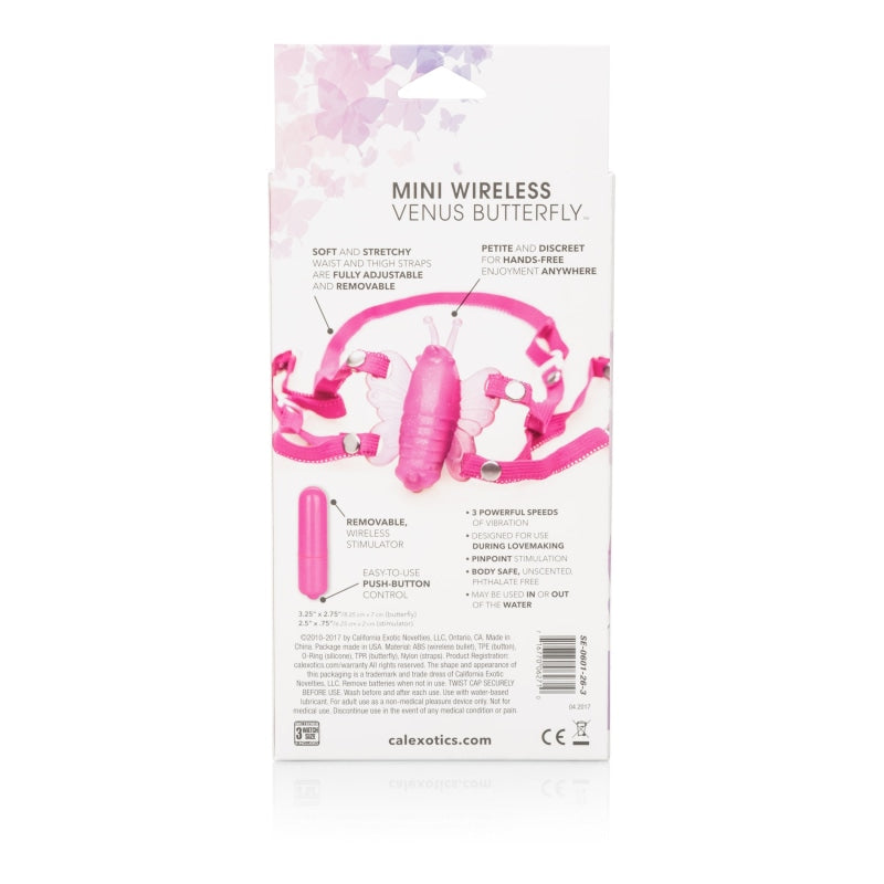 Micro Wireless Venus Butterfly Stimulator - Pink