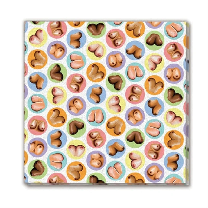 Mini Boobs Napkins 8 Pack - MyPleasure