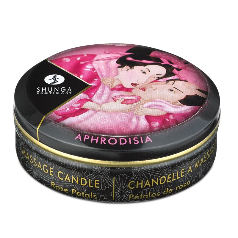 Mini Massage Candle - Aphrodisia - Roses Petals -  1 Fl. Oz.