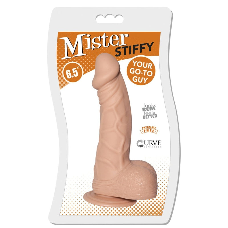 Mister Stiffy - 6.5 Vanilla - Dildos & Dongs