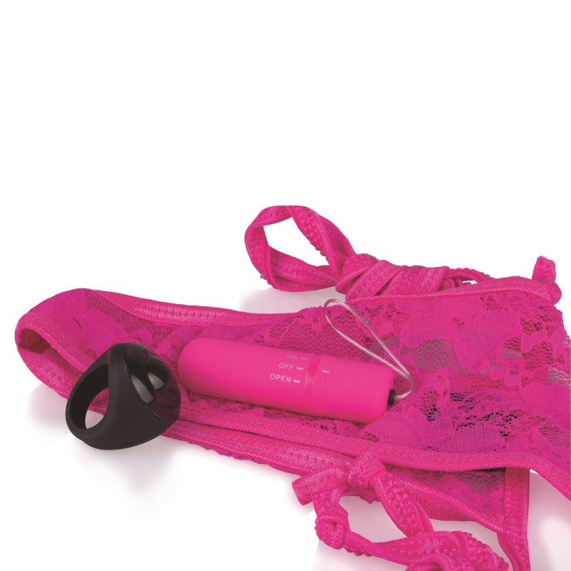 My Secret Screaming O Vibrating Panty Set - Pink - Each