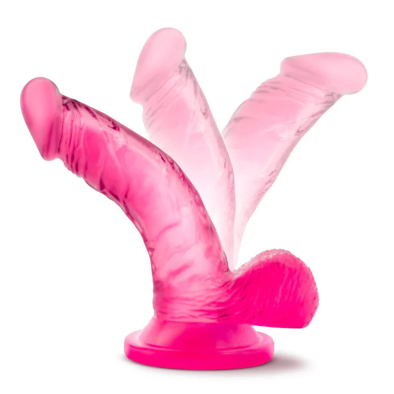 Naturally Yours - 4 Inch Mini Cock - Pink - MyPleasure