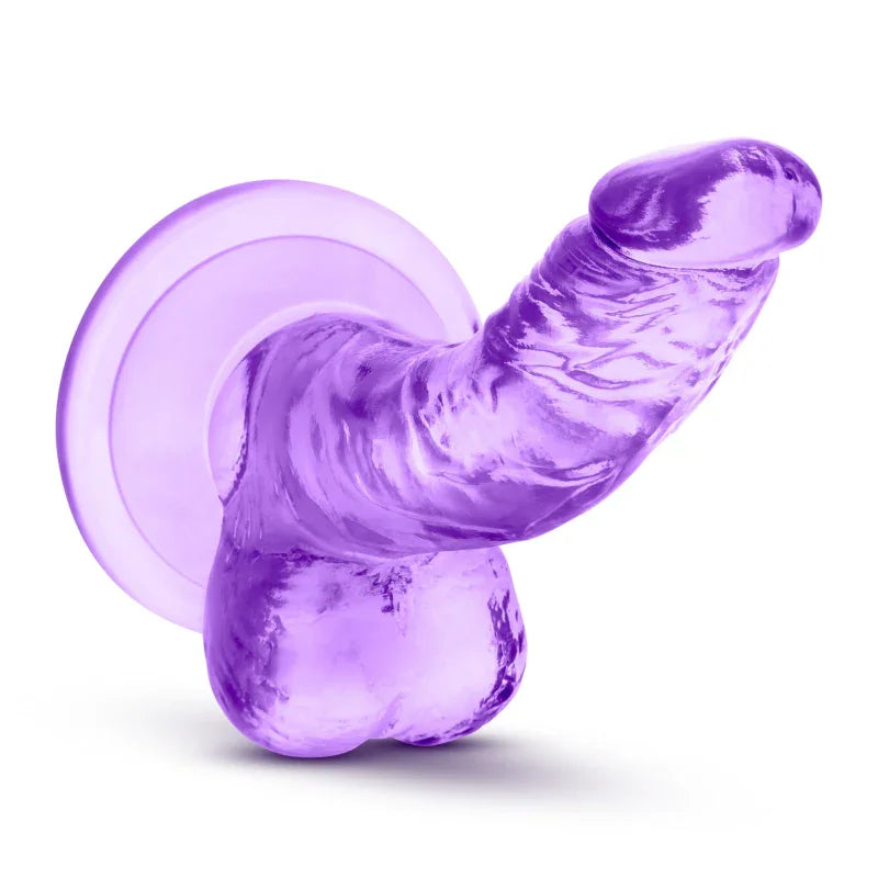 Naturally Yours - 4 Inch Mini Cock - Purple - MyPleasure