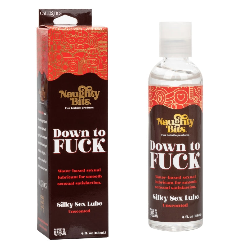 Naughty Bits Down to Fuck Silky Sex Lube - Boxed - Lubricants Creams & Glides