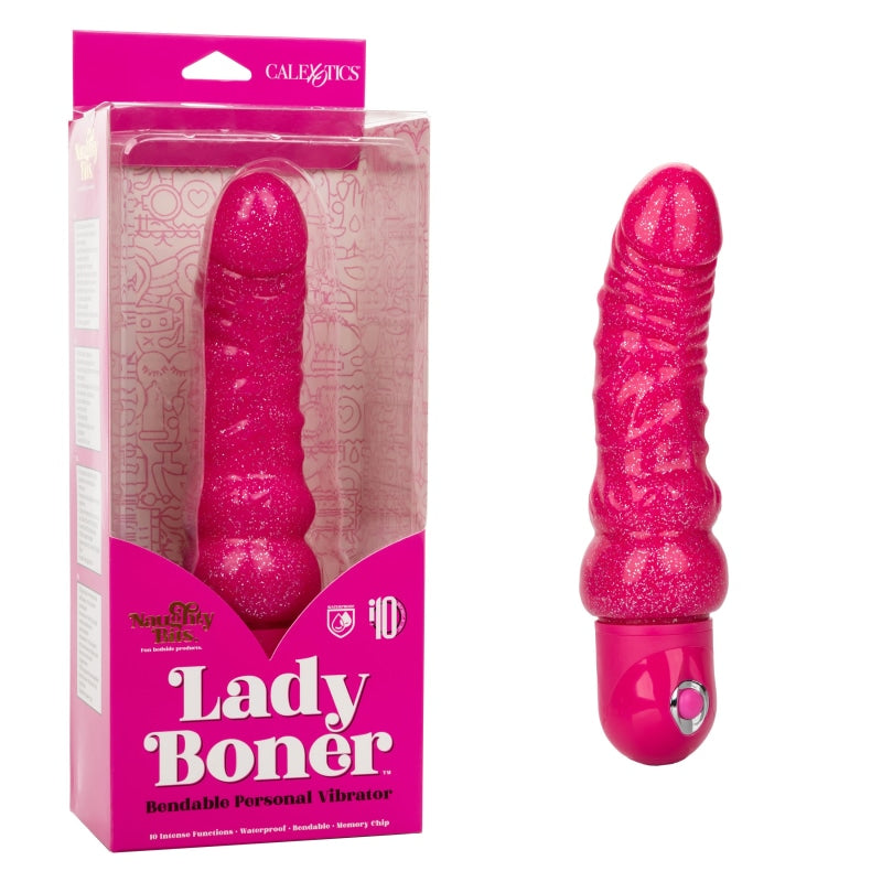 Naughty Bits Lady Boner Bendable Personal Vibrator - Vibrators