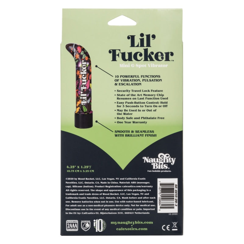 Naughty Bits Lil’ Fucker Mini G-Spot Vibrator - Vibrators Novelty Vibrators Vibrators Wireless Vibrators