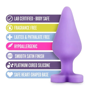 Naughty Candy Heart - Do Me Now - Purple - MyPleasure