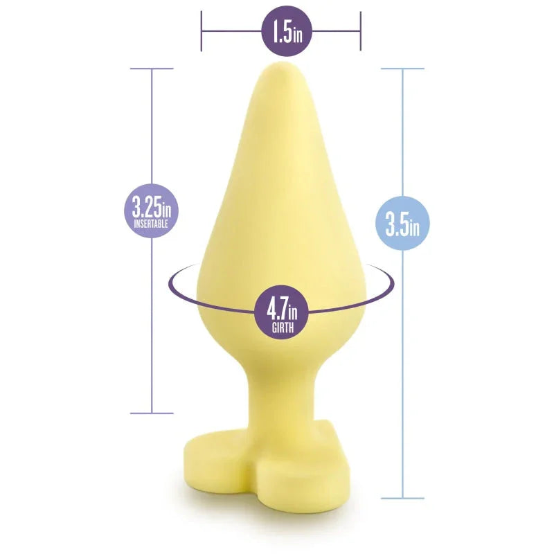 Naughty Candy Heart - Spank Me - Yellow - MyPleasure