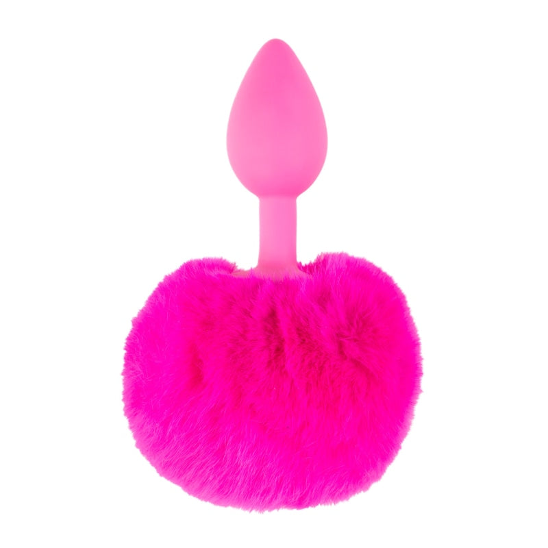 Neon Bunny Tail - Pink