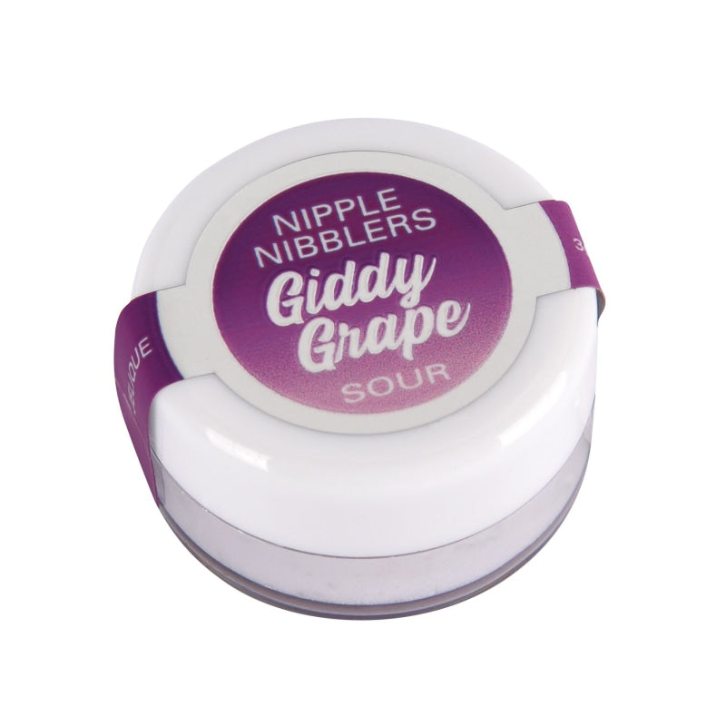 Nipple Nibbler Sour Pleasure Balm Giddy Grape - 3g Jar - Nipple Stimulators