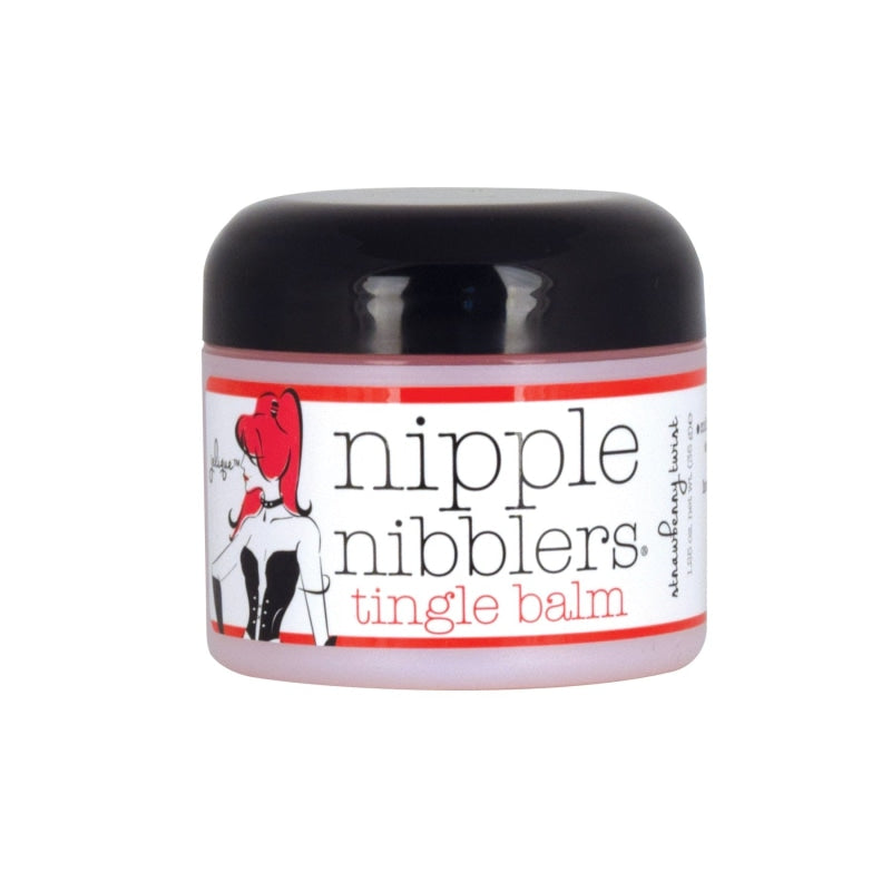 Nipple Nibblers Tingle Balm - Strawberry Twist -  1.25 Oz. / 35g JEL2504-02