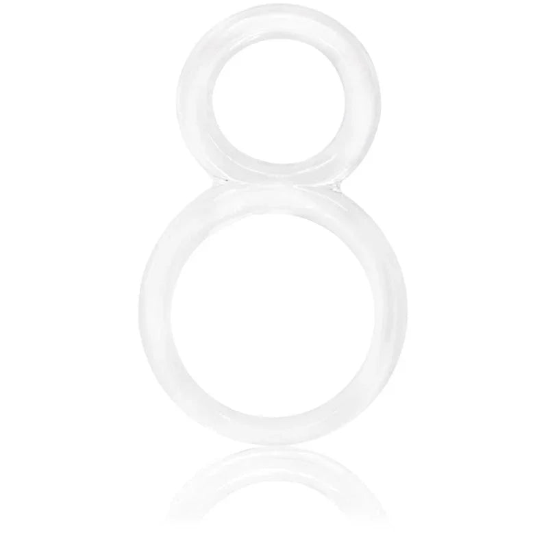 Ofinity Double Ring - Clear - MyPleasure