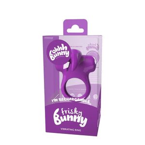 Ohhh Bunny Frisky Bunny Vibrating Ring - Perfectly Purple - MyPleasure
