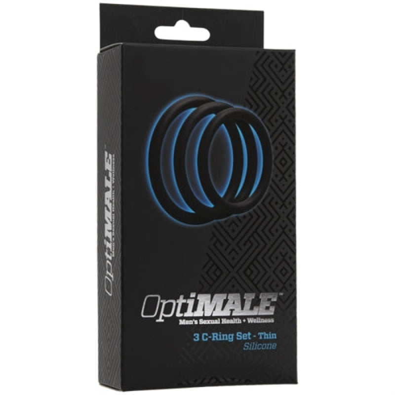 Optimale 3 C Ring Set - Thin - Black