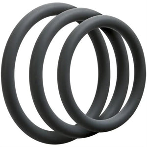 Optimale 3 Ring Set - Thin - Slate - MyPleasure