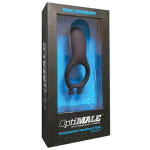 Optimale Rechargeable Vibrating C-Ring - Black - MyPleasure