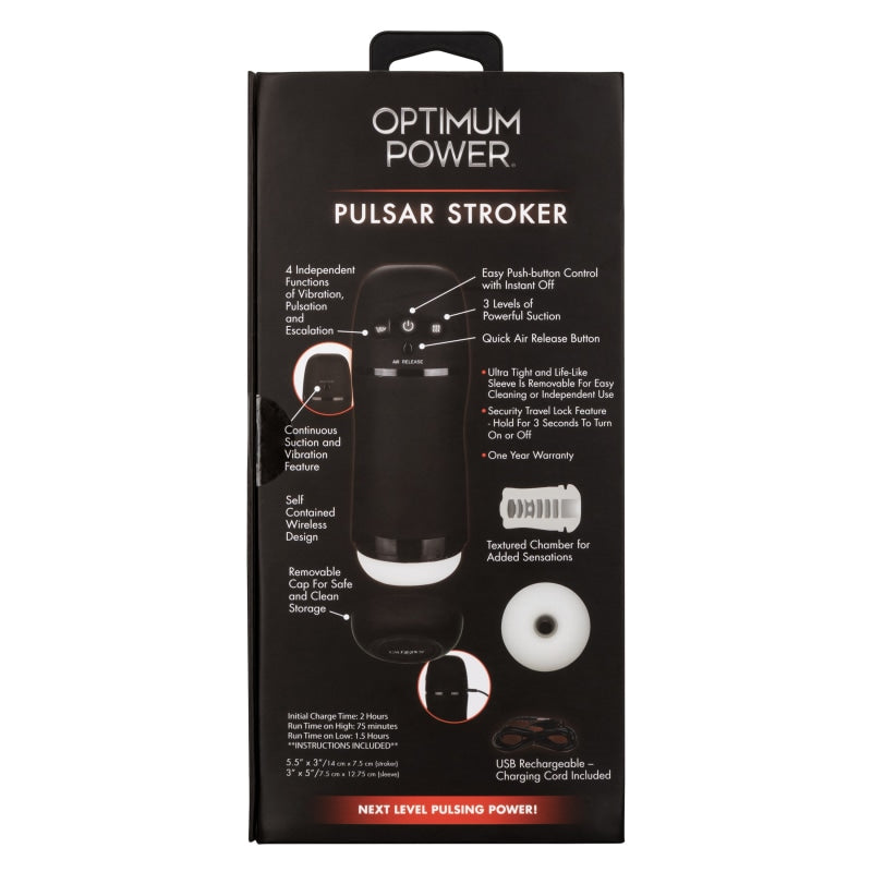 Optimum Power Pulsar Stroker - Masturbation Aids for Males