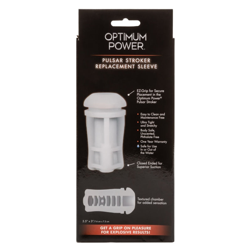 Optimum Power Pulsar Stroker Replacement Sleeve - Masturbation Aids for Males