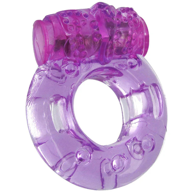 Orgasmic Vibrating Cock Ring - Purple - MyPleasure