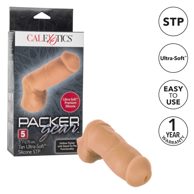 Packer Gear 5/12.75 Cm Ultra-Soft Silicone Stp - Tan - Dildos & Dongs