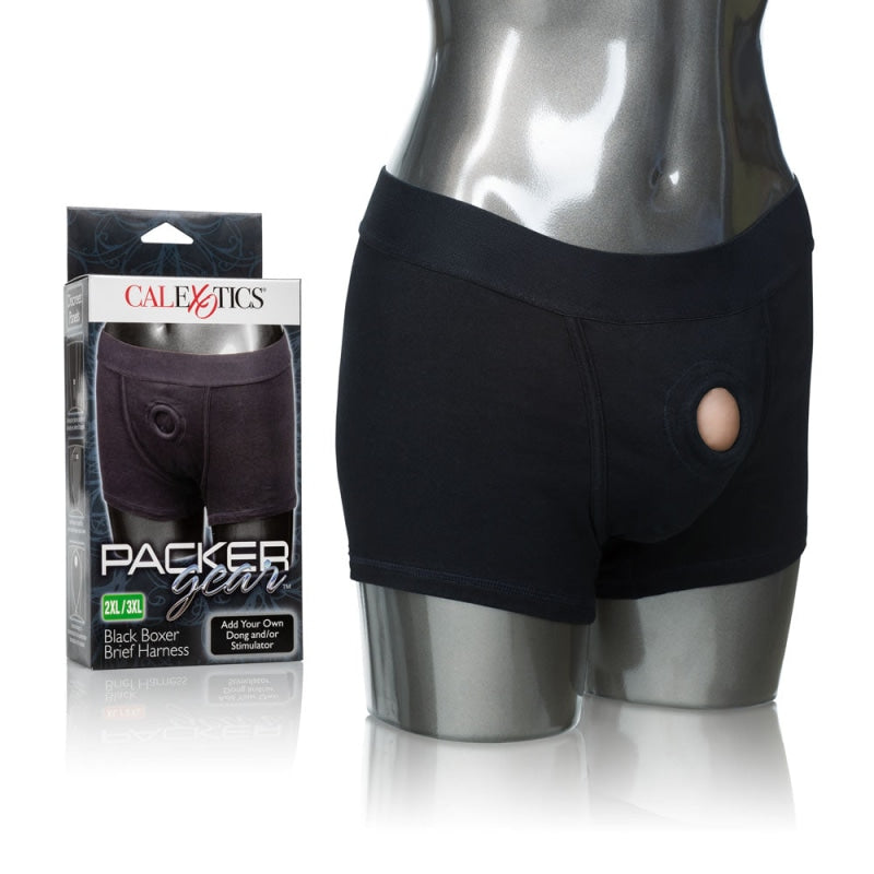 Packer Gear Black Boxer Brief Harness 2xl/3xl