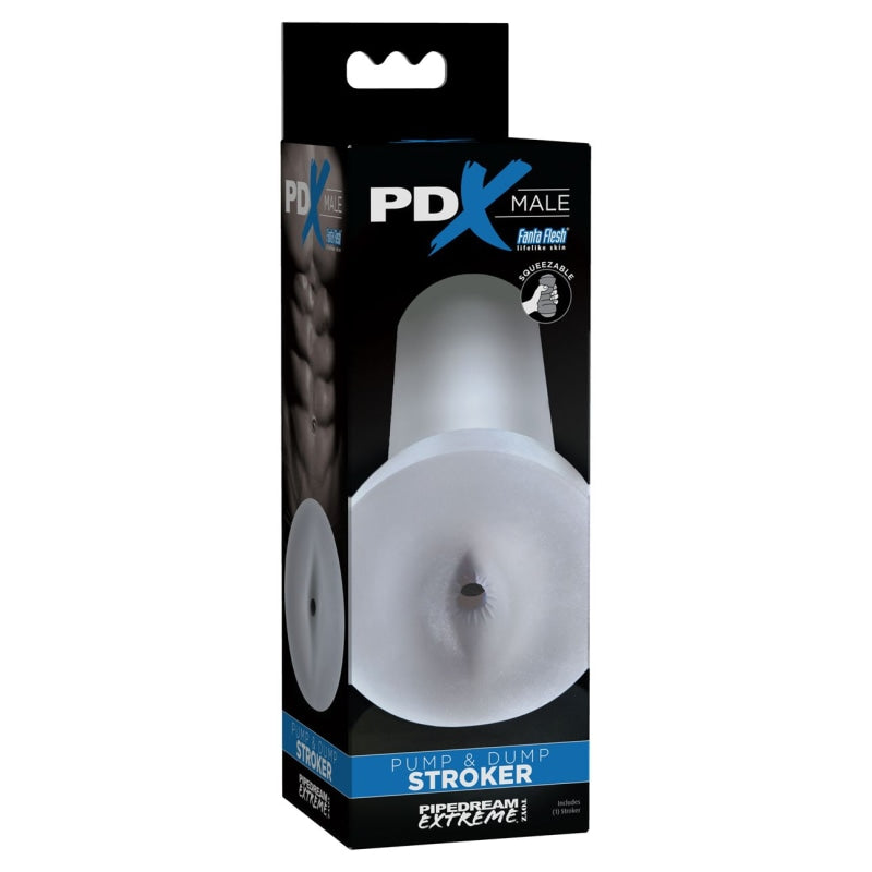 Pdx Male Pump and Dump Stroker Clear