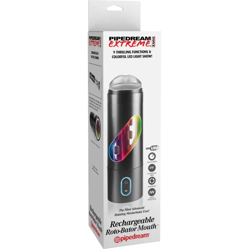 Pdx Rechargeable Roto Bator Mouth - MyPleasure