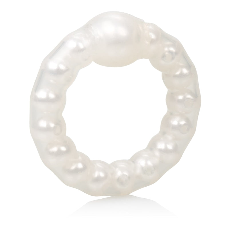 Pearl Beaded Prolong Rings - White