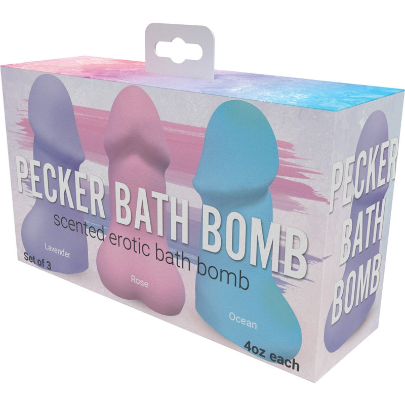 Pecker Bath Bombs 3 Pk