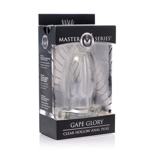 Peephole Clear Hollow Anal Plug - Large - MyPleasure