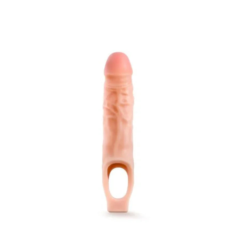 Performance - 9 Inch Cock Sheath Penis Extender - Vanilla - MyPleasure