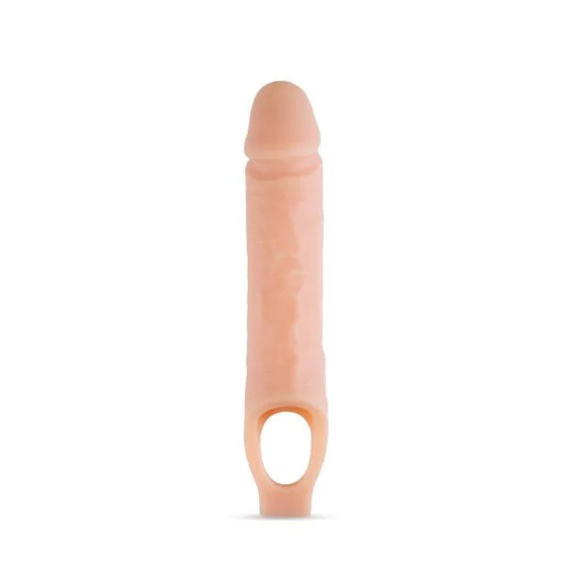 Performance Plus - 10 Inch Silicone Cock Sheath Penis Extender - Vanilla - MyPleasure