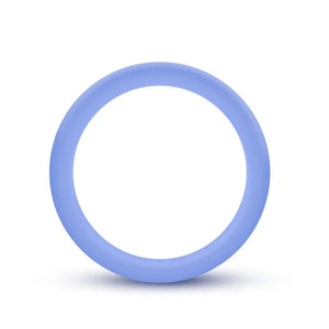 Performance - Silicone Glo Cock Ring - Blue Glow - MyPleasure