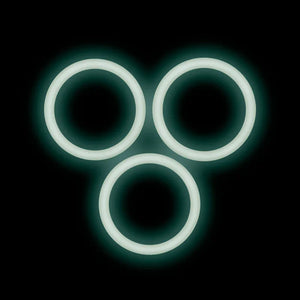 Performance - Vs3 Pure Premium Silicone Cockrings - Large - White - MyPleasure