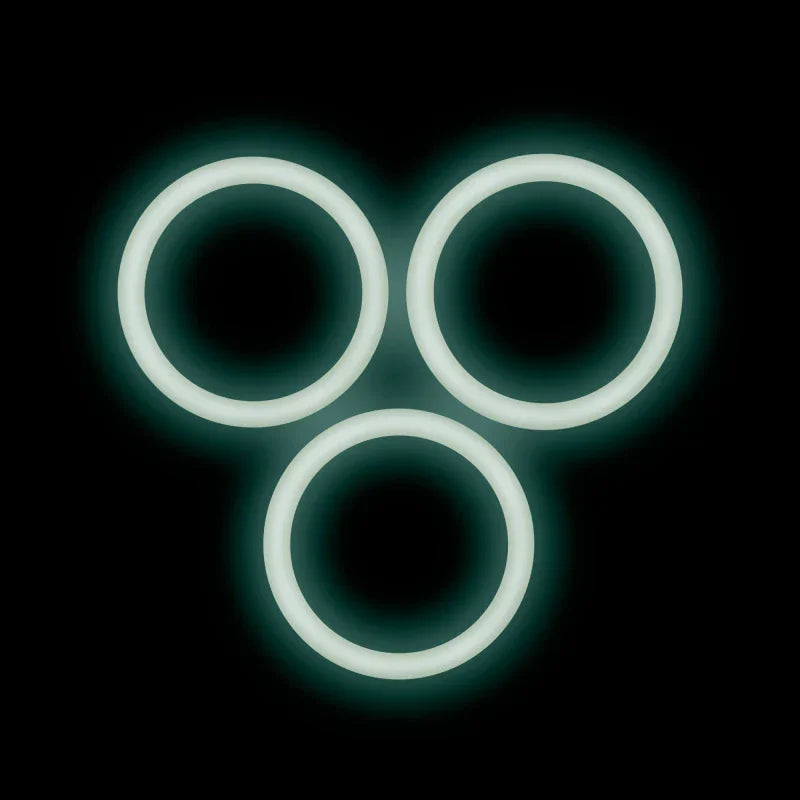 Performance - Vs3 Pure Premium Silicone Cockrings - Large - White - MyPleasure