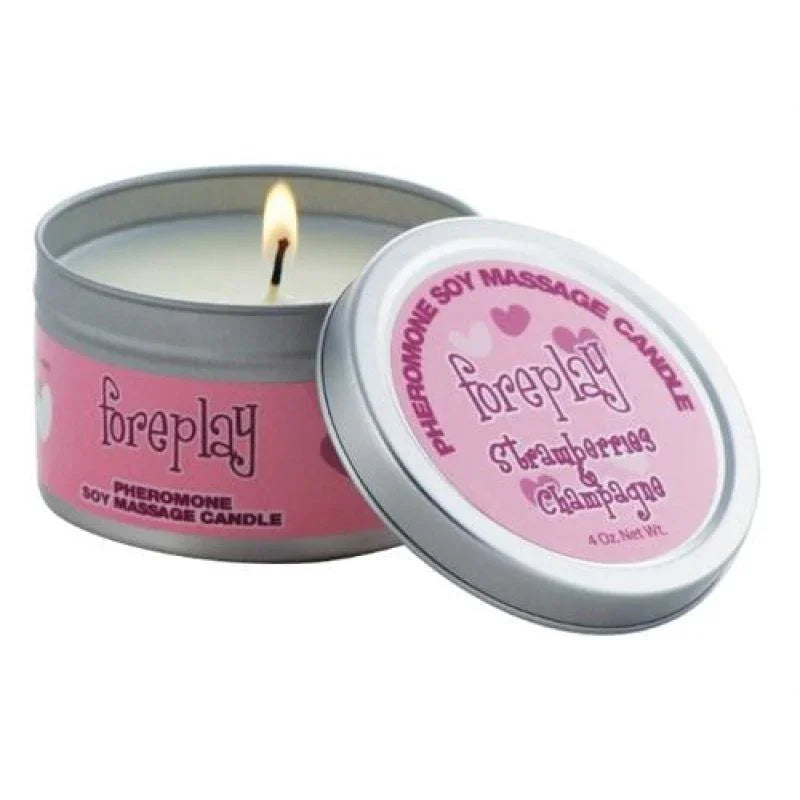 Pheromone Candle Foreplay 4 Oz - MyPleasure