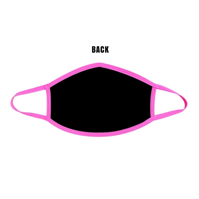 Pinktricity Neon Uv Dust Mask With Pink Trim - Safety Mask